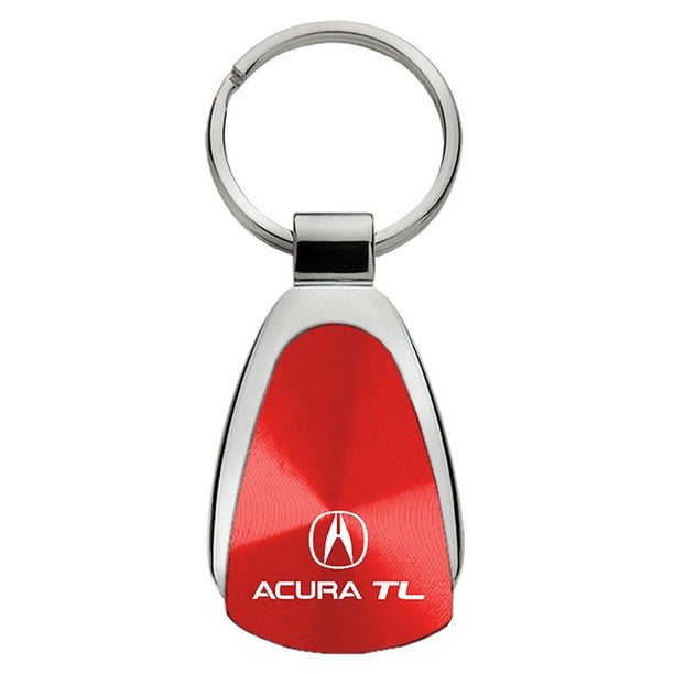 Au-Tomotive Gold Acura TLX Red Leather Key Ring INC 